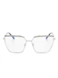 TOM FORD Eyewear geometric-frame glasses - Silver