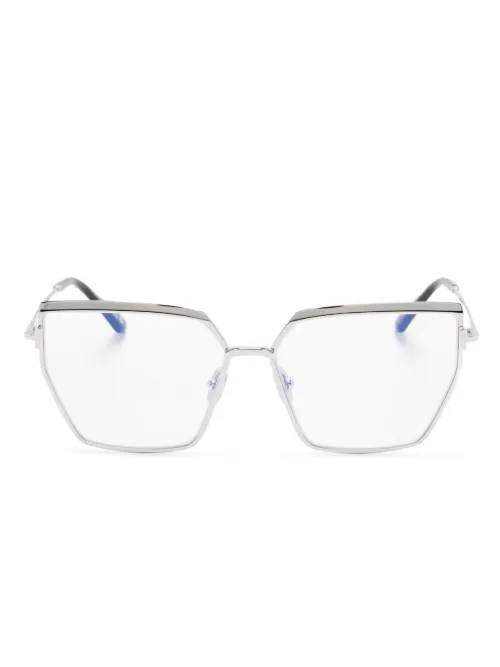 Lunettes de vue à monture géométrique - TOM FORD Eyewear - Modalova