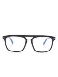 TOM FORD Eyewear rectangle-frame glasses - Black