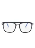 TOM FORD Eyewear rectangle-frame glasses - Blue