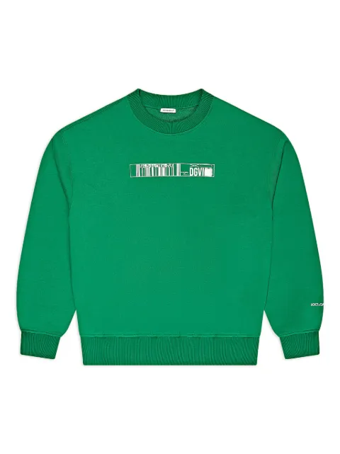 Dolce & Gabbana Kids DG Vibe-print cotton sweatshirt