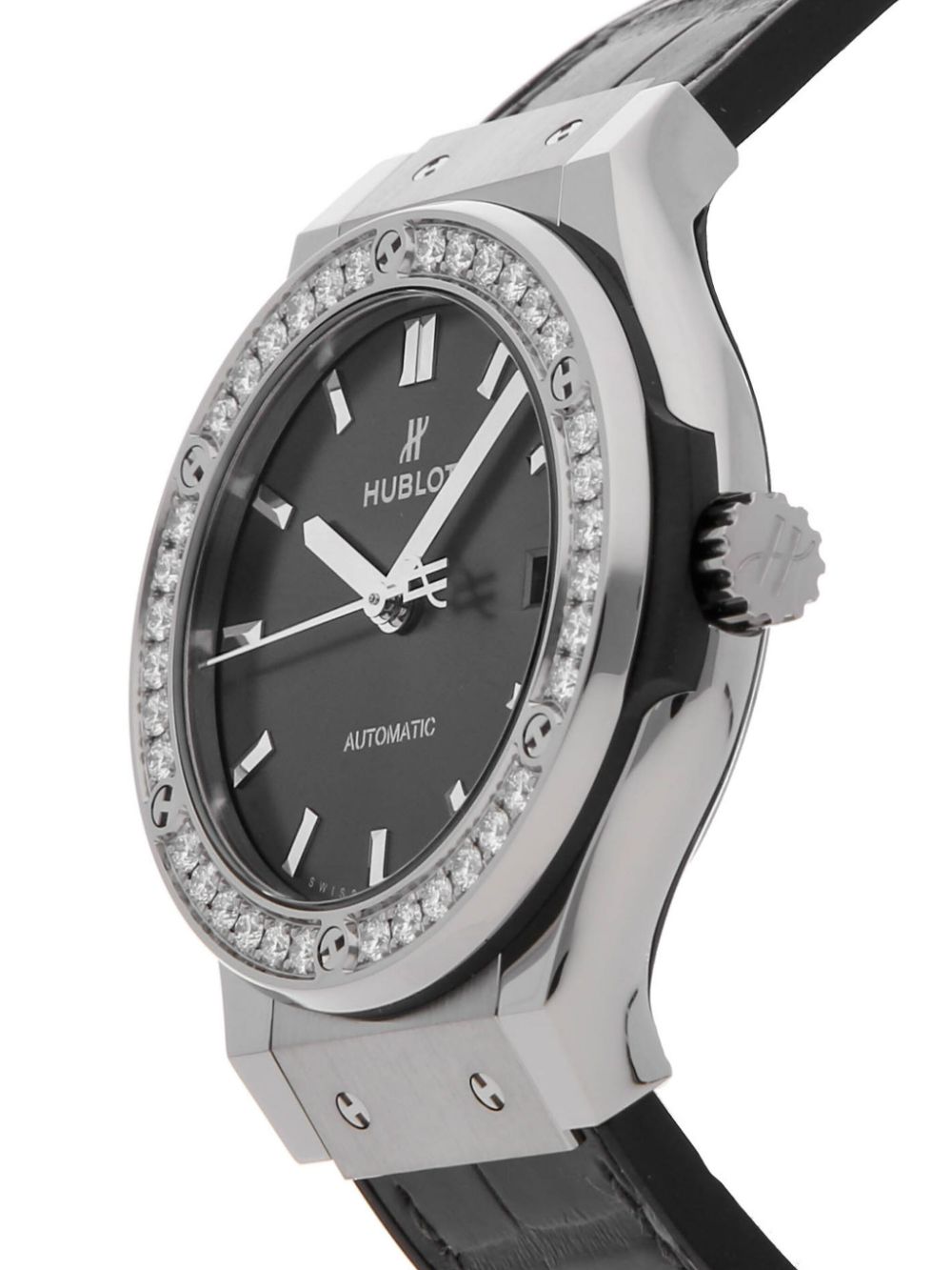 Pre-owned Hublot  Classic Fusion 38mm In Grey