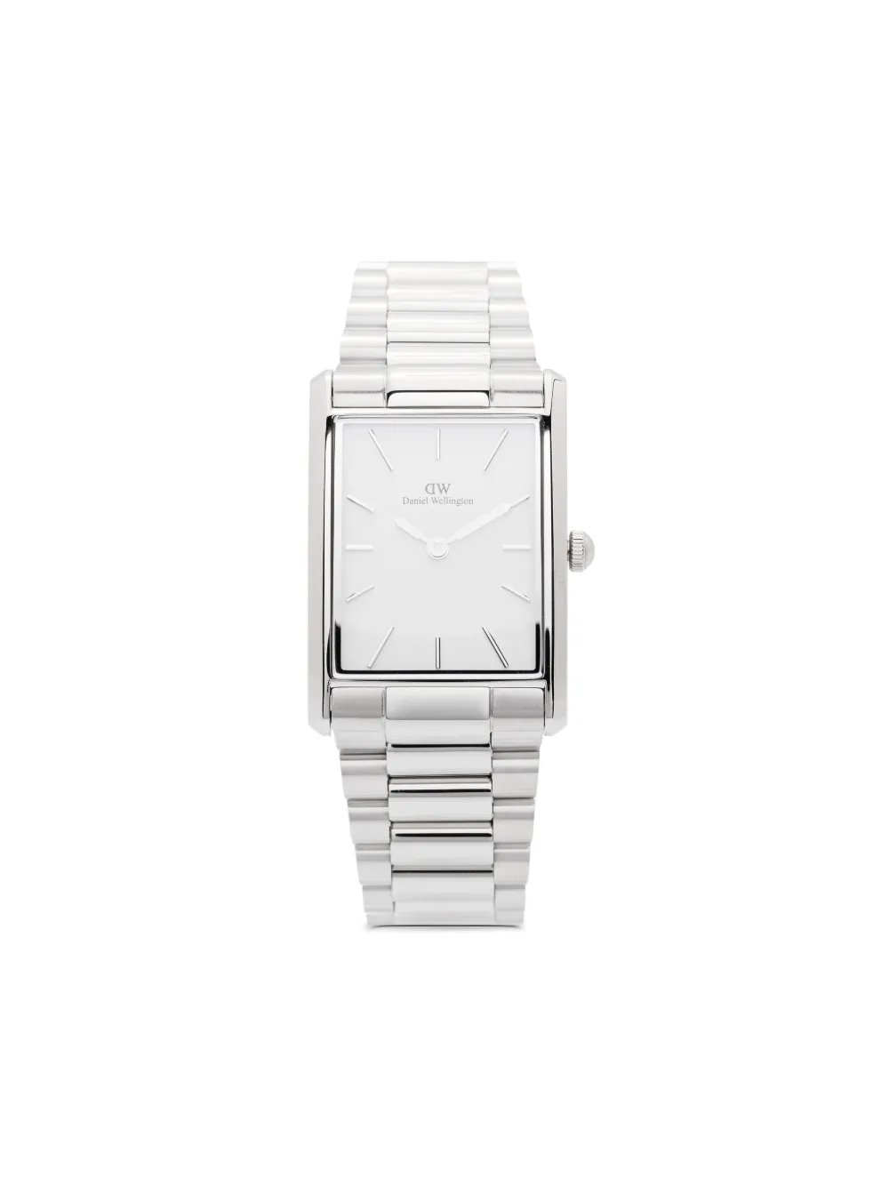 Daniel Wellington Bound Orologio Unisex In Acciaio 316L - Quadrante Curvo Ultrasottile, Cinturino Intercambiabile (Silver)