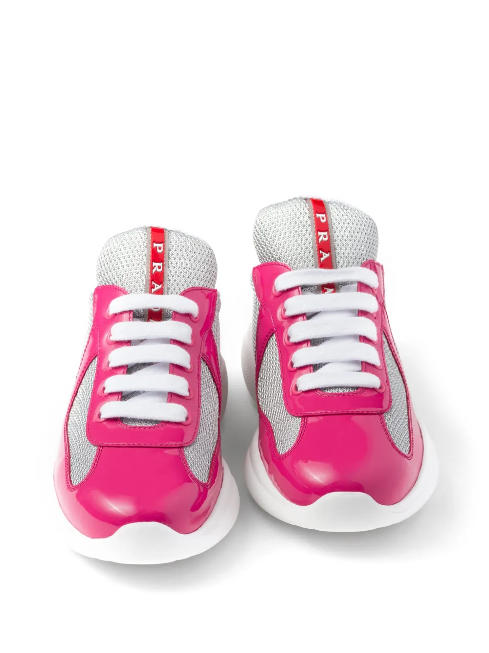 Prada America's Cup panelled sneakers Pink