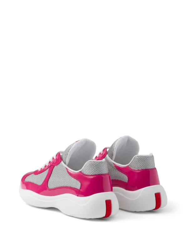 Prada Linea Rossa America's Cup Sneakers | Pink | FARFETCH