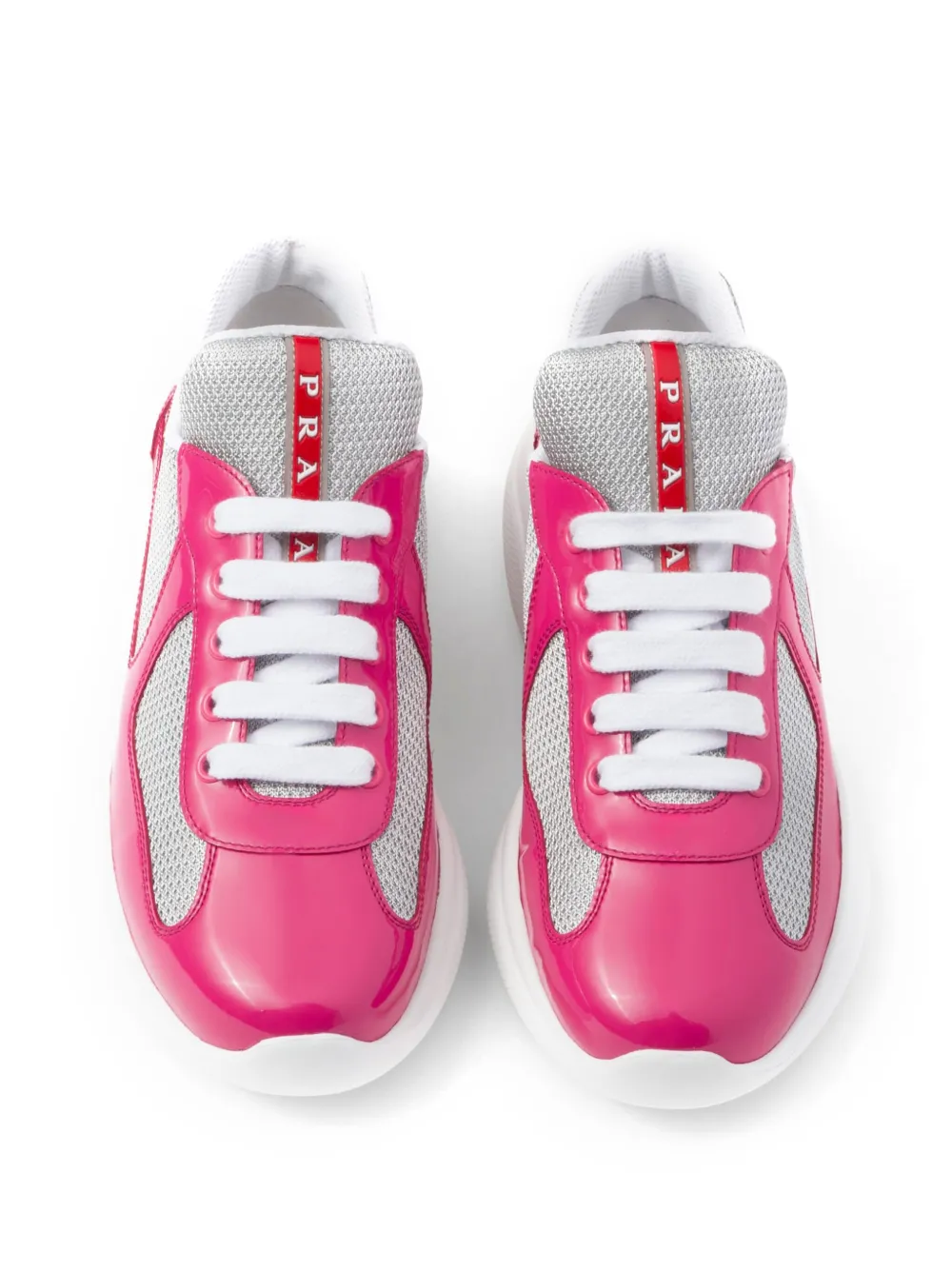 Prada America's Cup panelled sneakers Pink