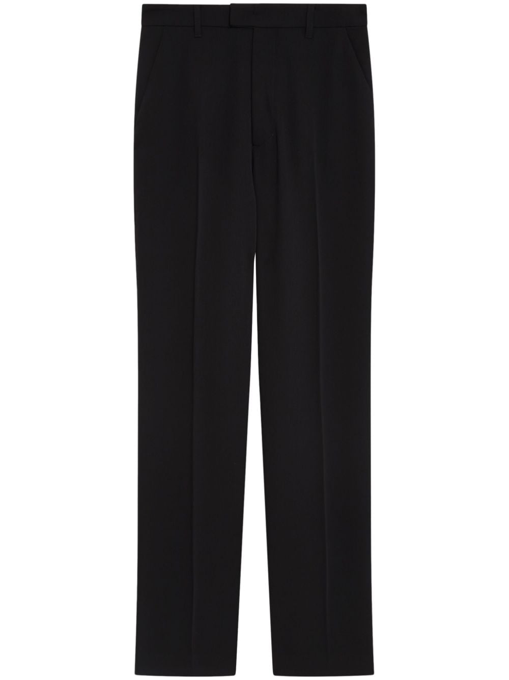 Agnès B. Tailored Slim-cut Trousers In Black