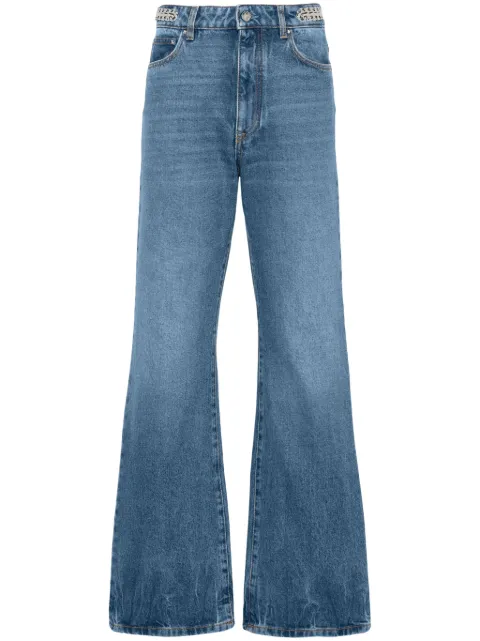 Rabanne Signature high-rise straight-leg jeans