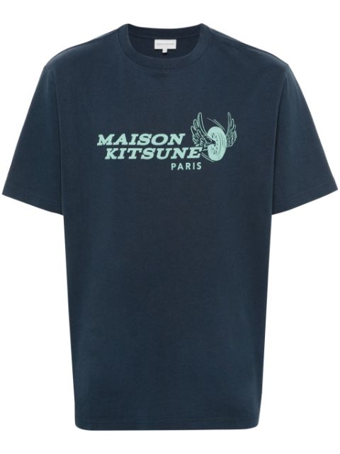 Maison Kitsune Racing Wheels cotton T-shirt Men