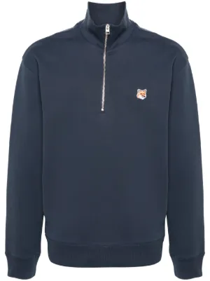 Sudadera Puma X MAISON KITSUNE Media Cremallera Mujer - Azul Chambray