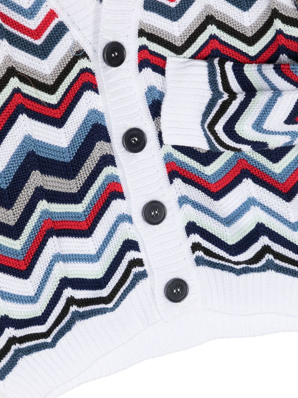 Missoni Kids Vest met zigzag-patroon Wit