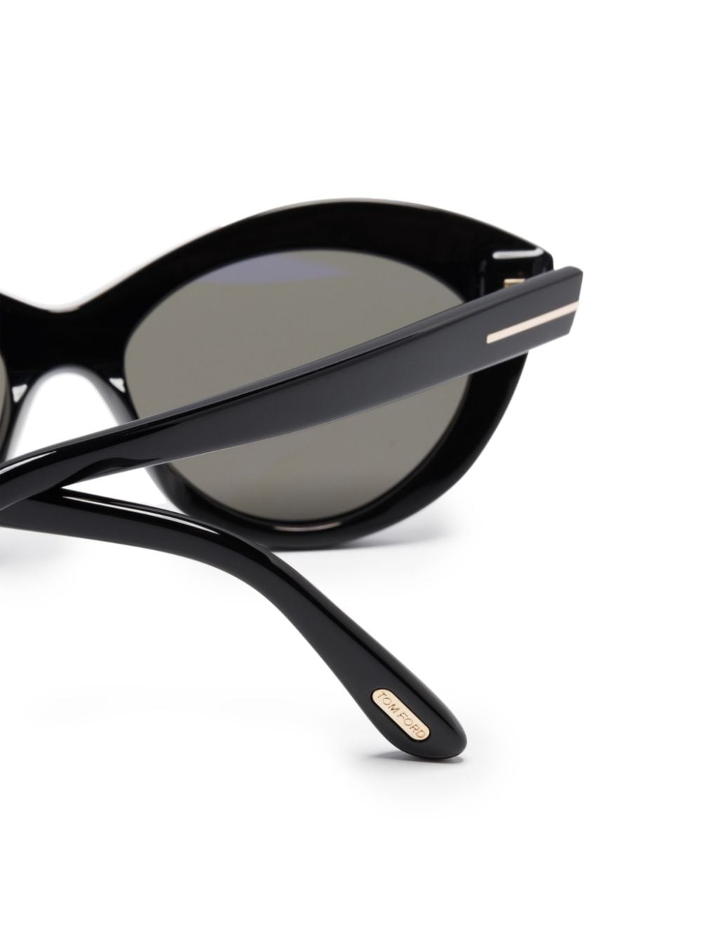 Shop Tom Ford Toni Butterfly-frame Sunglasses In Black