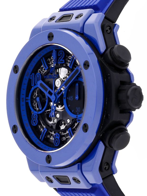 Hublot pre owned Big Bang Unico Blue Magic 42mm Farfetch