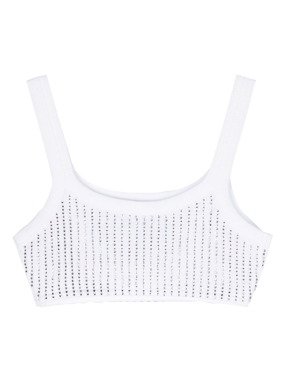 The Attico Cropped top Wit