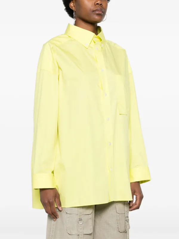 Tシャツ・カットソー DARKPARK SS25 NATHALIE POPELINE SHIRT (WSH05 FAC69 0056) Blue Nathalie Silk Shirt | DARKPARK - Antonia
