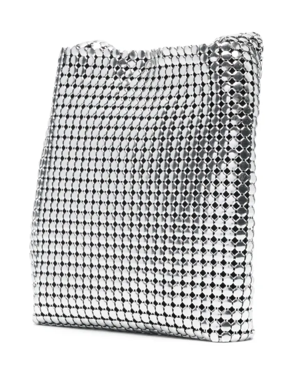 トートバッグ Rabanne Small Pixel Shoulder Bag In Silver Mesh 19582553_43806277_600.jpg