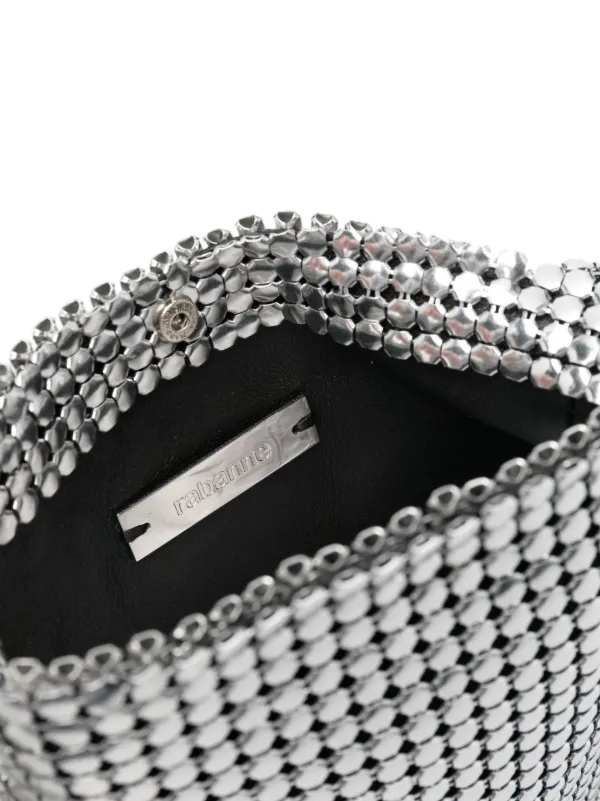 トートバッグ Rabanne Small Pixel Shoulder Bag In Silver Mesh 19582553_43806277_600.jpg