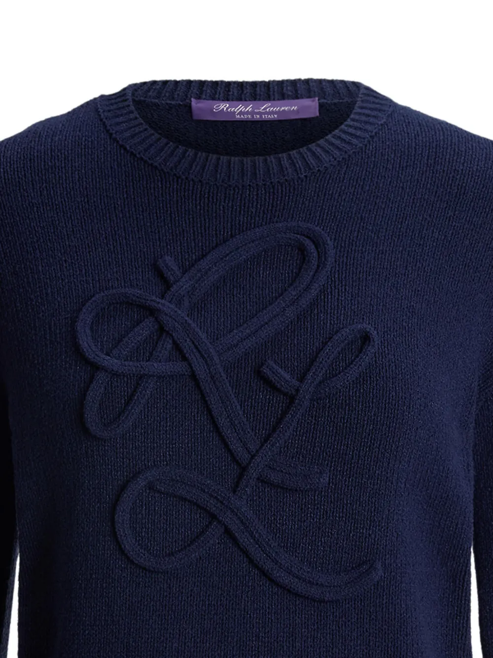 Ralph Lauren Collection Bouclé trui Blauw