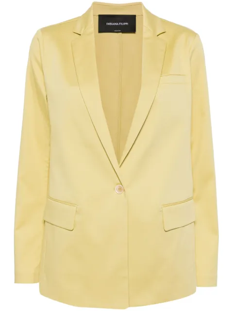 Fabiana Filippi notched-lapels single-breasted blazer 