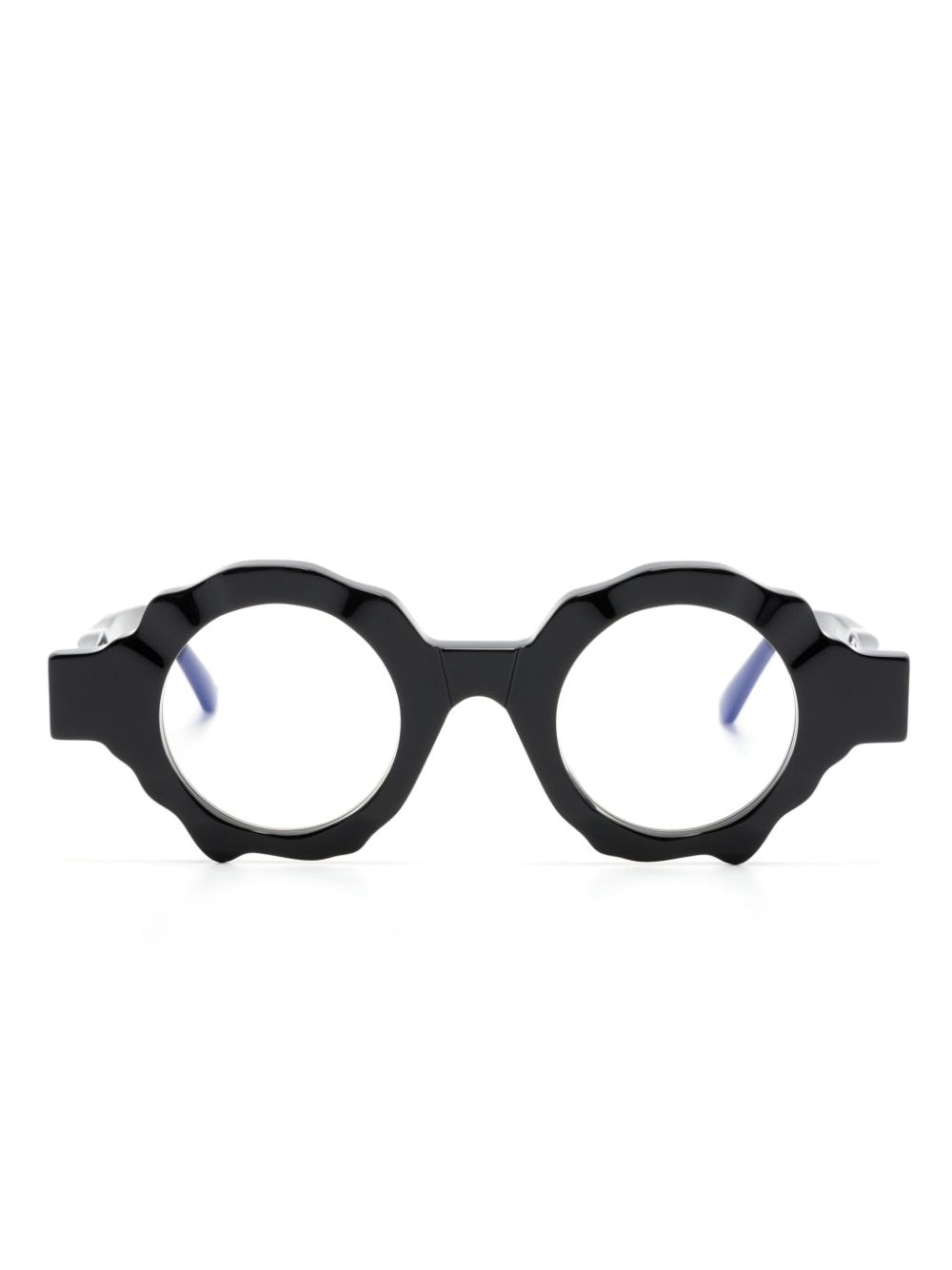 Kuboraum Mask P3 bril met rond montuur Zwart