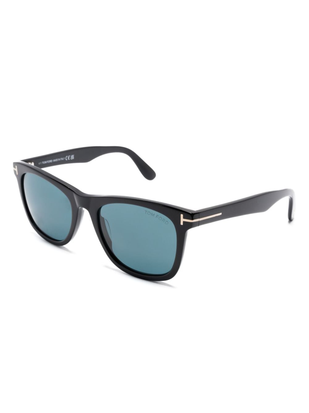 Shop Tom Ford Kevyn Wayfarer-frame Sunglasses In Black