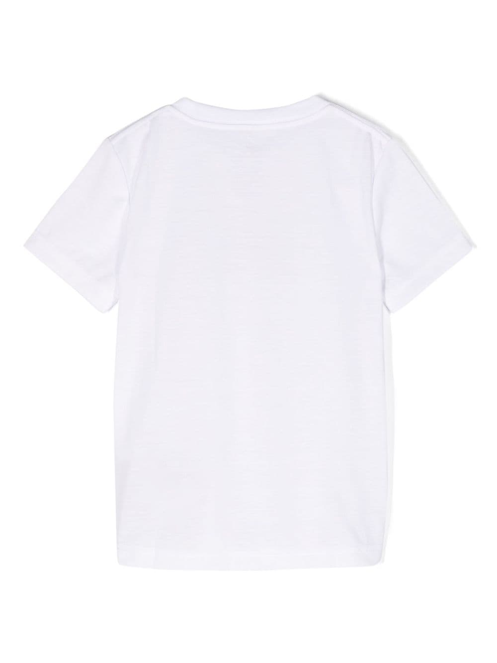 Jordan Kids Jumpman-print recycled-polyester T-shirt - Wit
