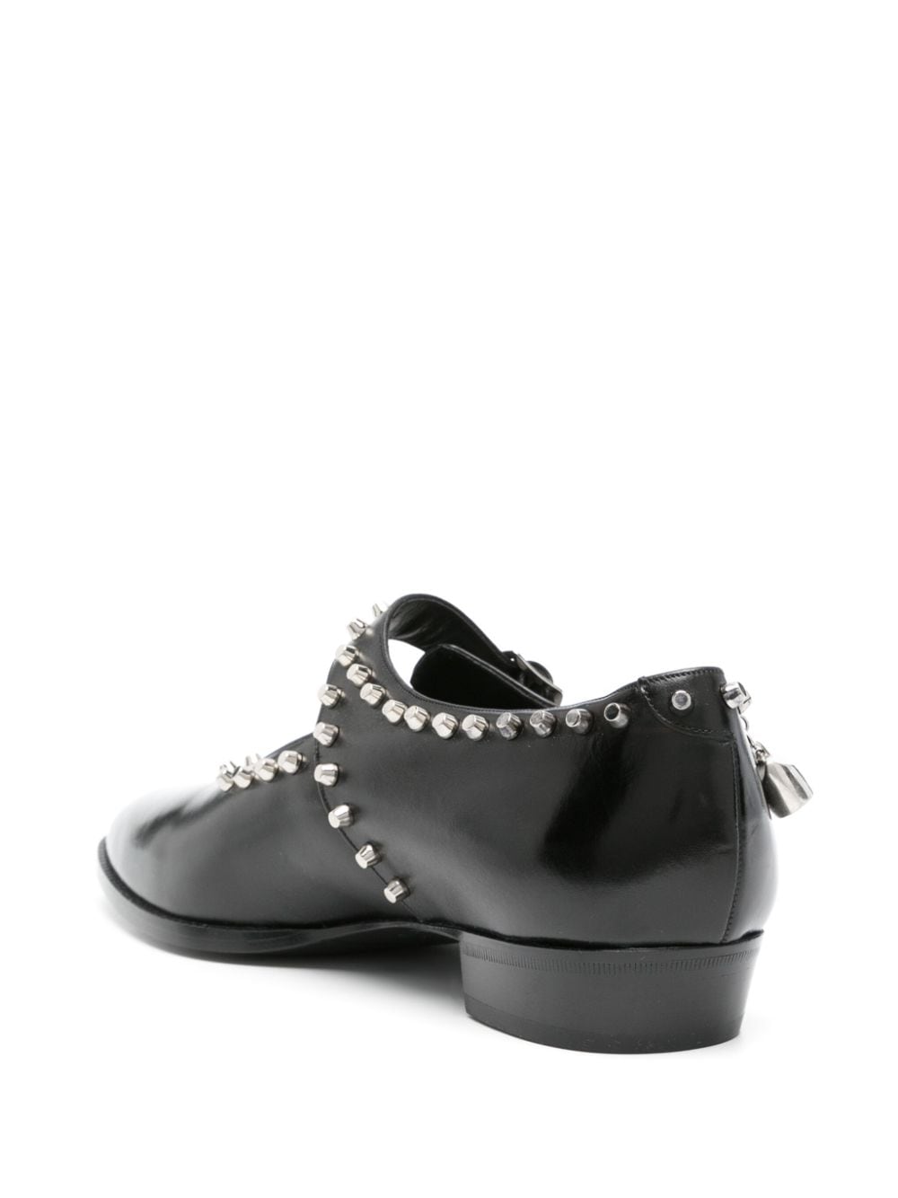 Shop Bally Gerwin Studded Leather Loafers In Black