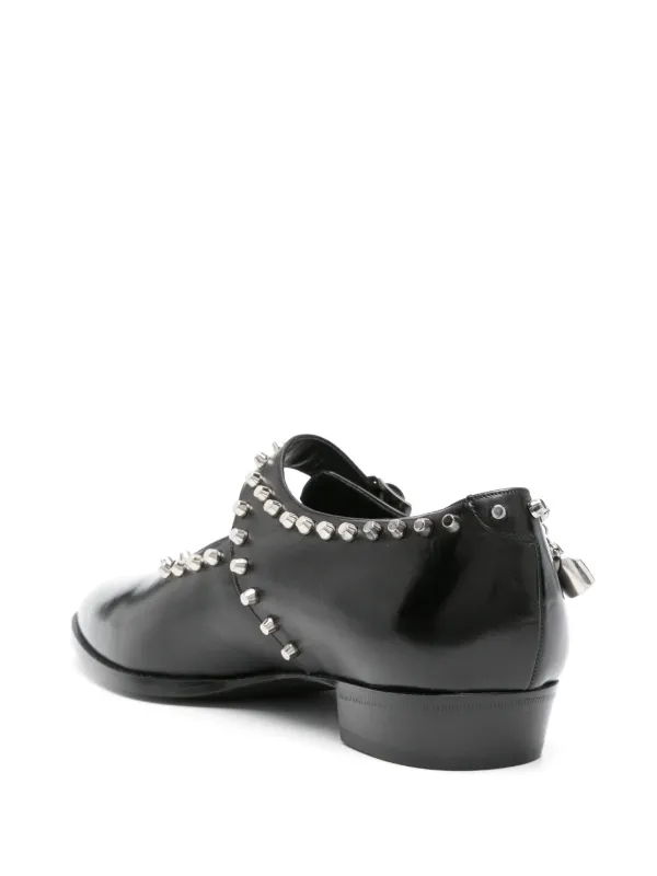 Bally Gerwin Studded Leather Loafers | Black | FARFETCH