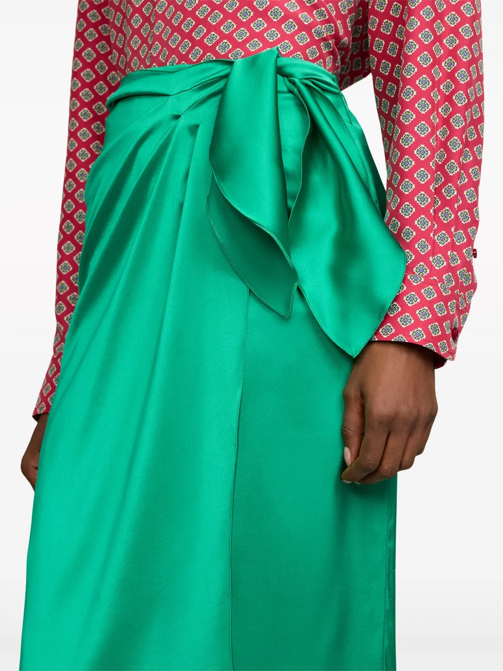 Ralph Lauren Collection Zijden rok Groen