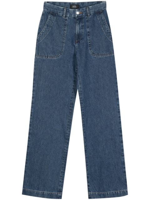 A.P.C. cotton straight jeans