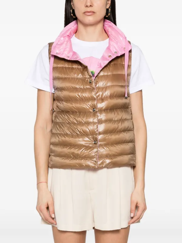 Herno リバーシブル パデッドベスト | ピンク | FARFETCH JP