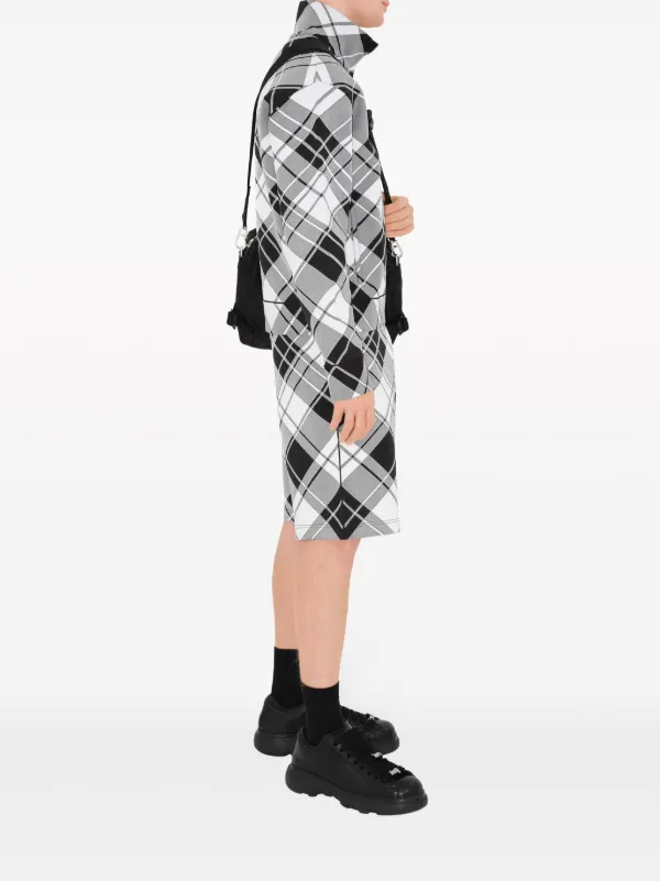 Burberry mid-rise check-print Shorts | Grey | FARFETCH JO Burberry mid-rise check-print Shorts | Grey | FARFETCH JO