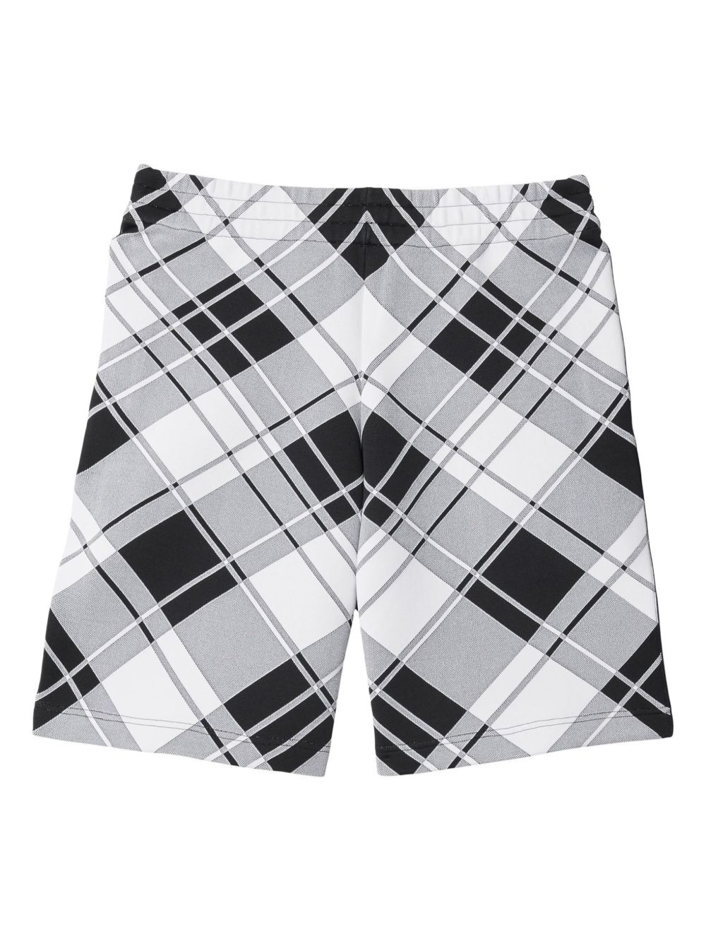 Cheap Burberry mid-rise check-print shorts Men