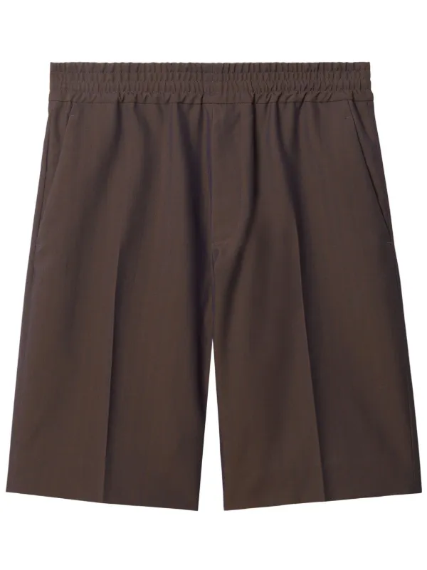【送料&関税込】Burberry Tailored Shorts BURBERRY Men's Black Cut-Out Detail Tailored Shorts, Brand