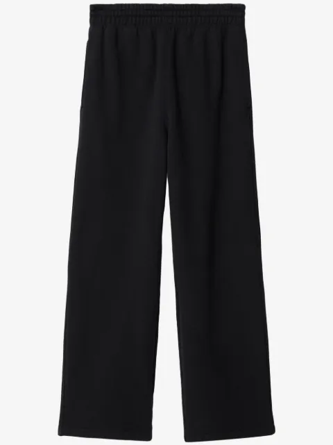 Burberry EKD embroidered straight-leg trousers