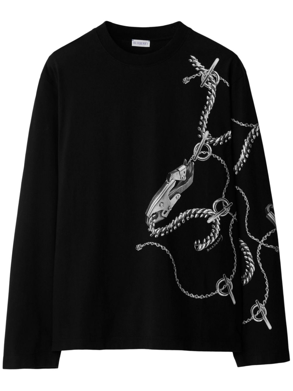 Burberry Katoenen sweater Zwart