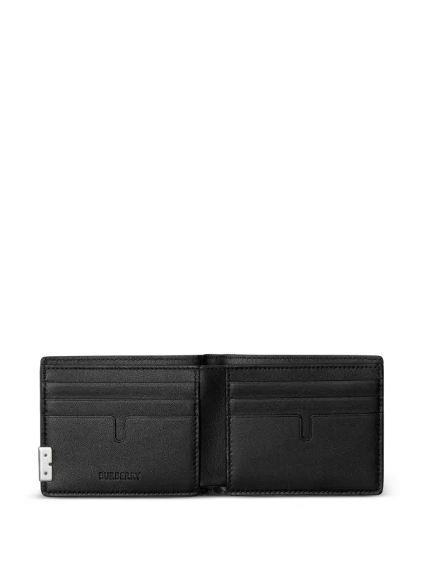 Burberry B Cut Slim Bifold Wallet Preto FARFETCH BR - Main Image