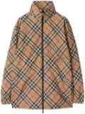 Burberry check-pattern jacket - Neutrals