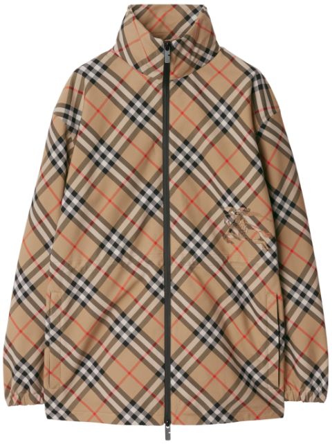 Burberry check-pattern jacket Women