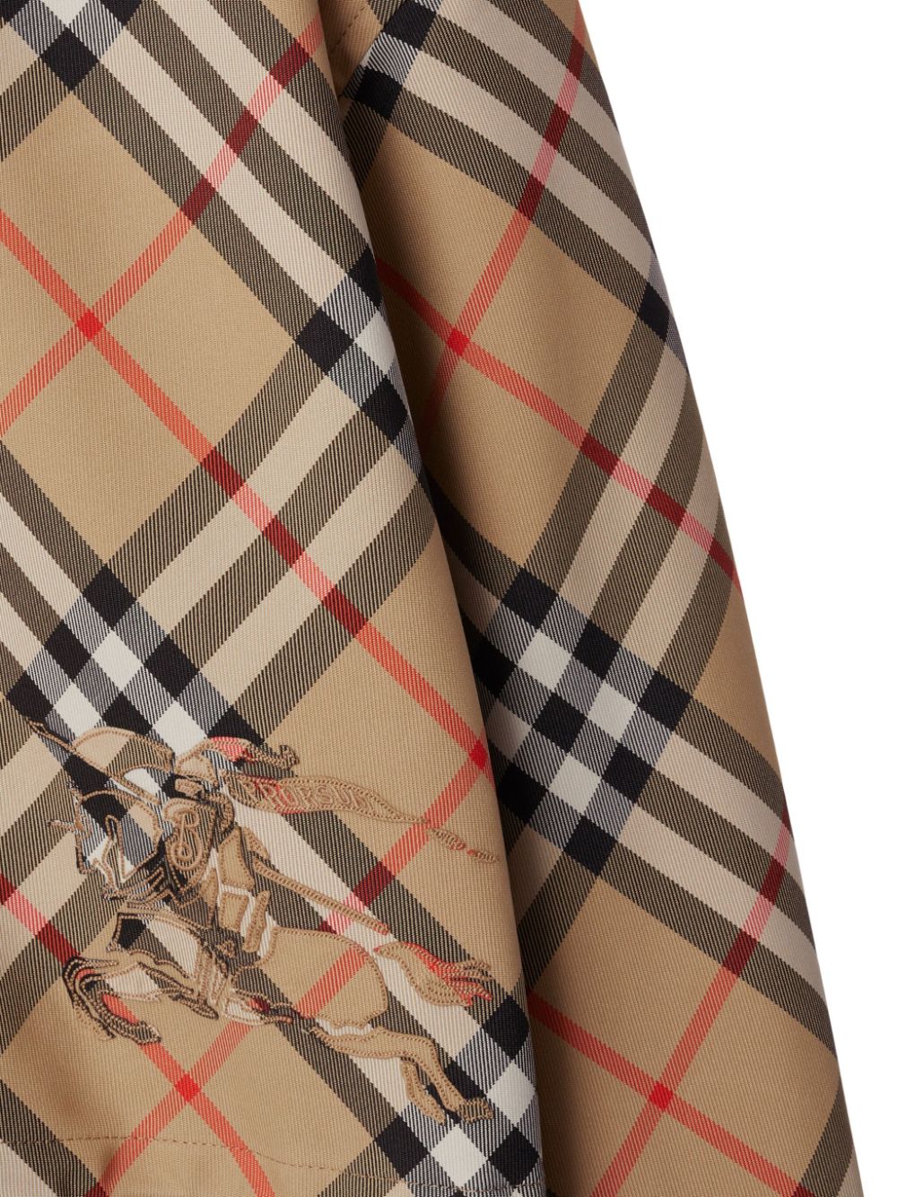 Shop Burberry Check-pattern Jacket In Neutrals