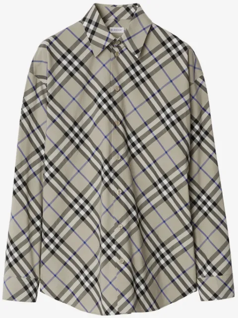 Burberry checked cotton shirt