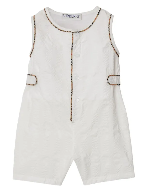 Burberry vest kids white online