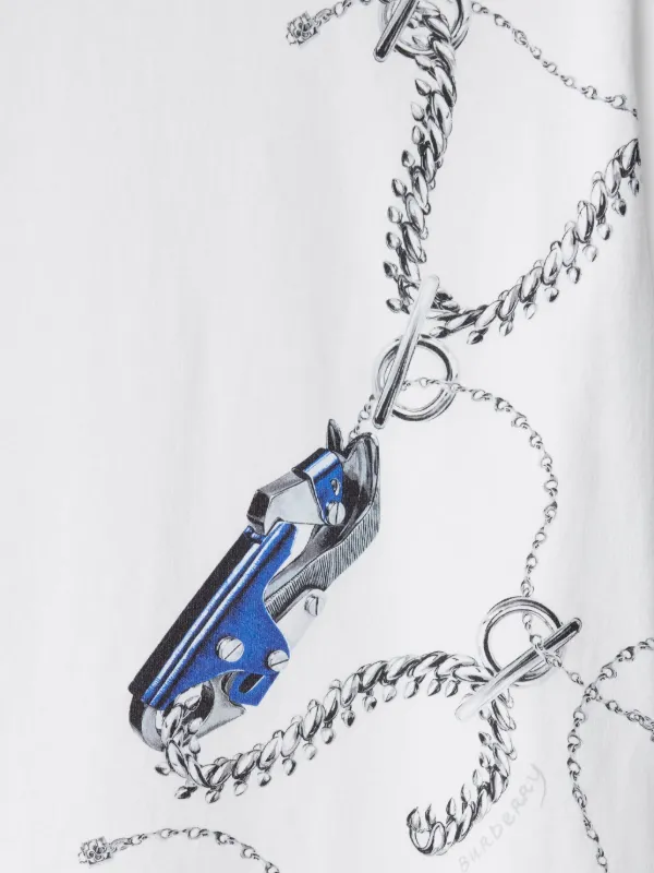 Burberry graphic-print Cotton T-shirt | White | FARFETCH