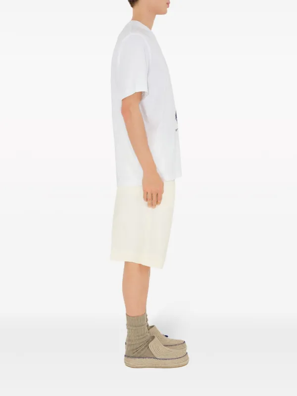 【関税込み】Burberry ホワイト グラフィック T シャツ Burberry グラフィック Tシャツ | ホワイト | FARFETCH JP