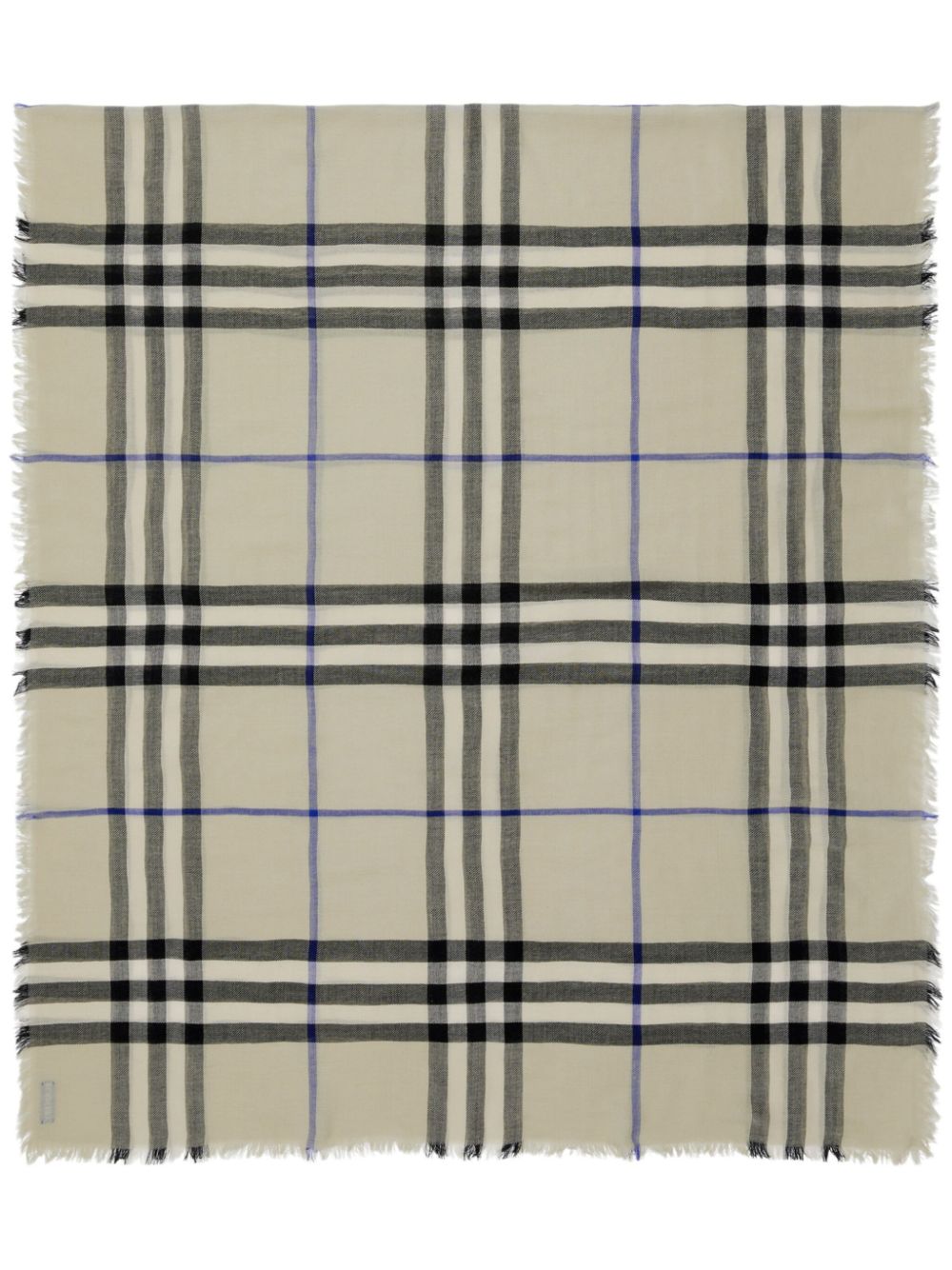 Shop Burberry Vintage Check Wool Scarf In Neutrals