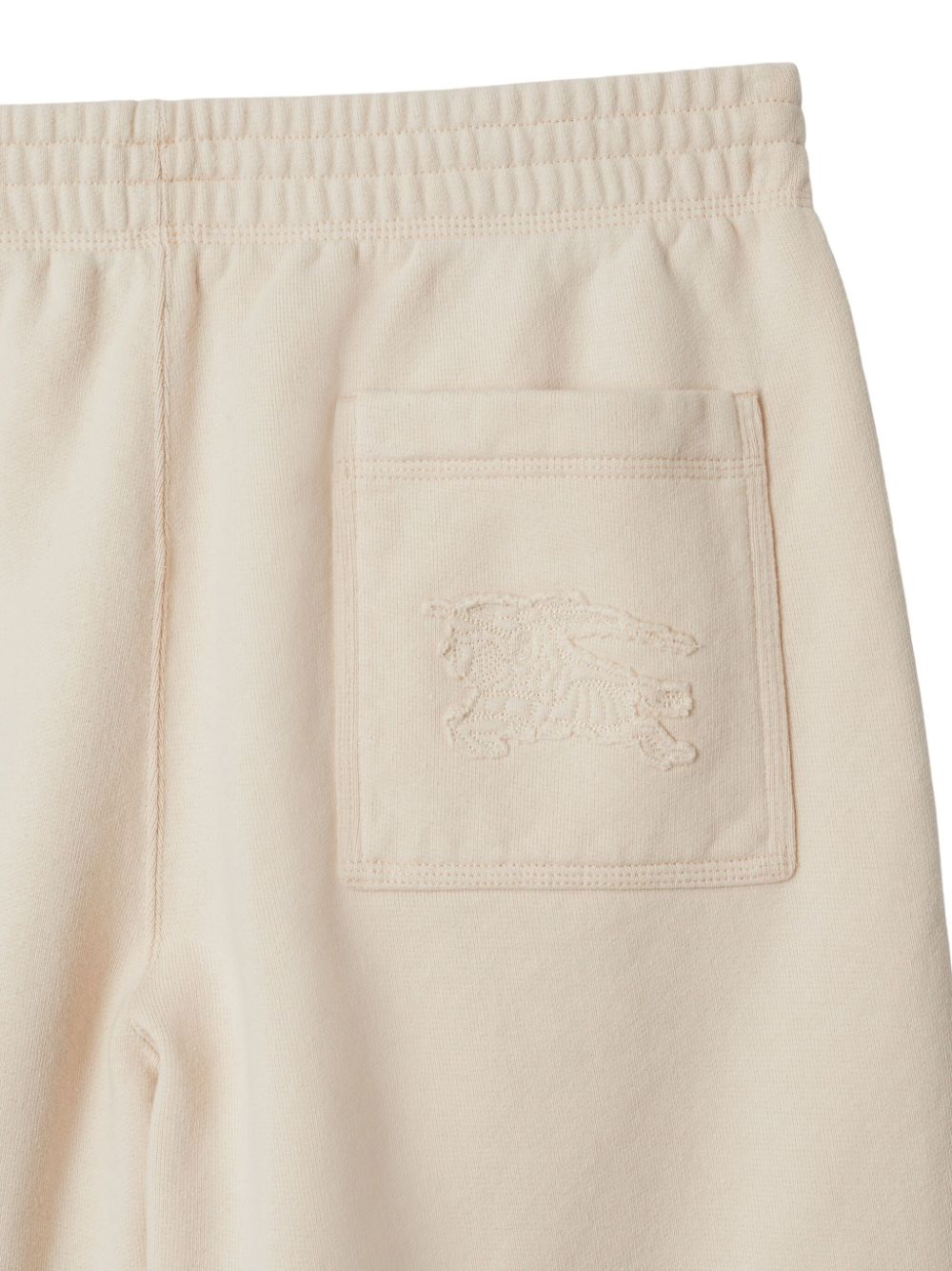 Shop Burberry Edk Cotton Track Pants In Neutrals