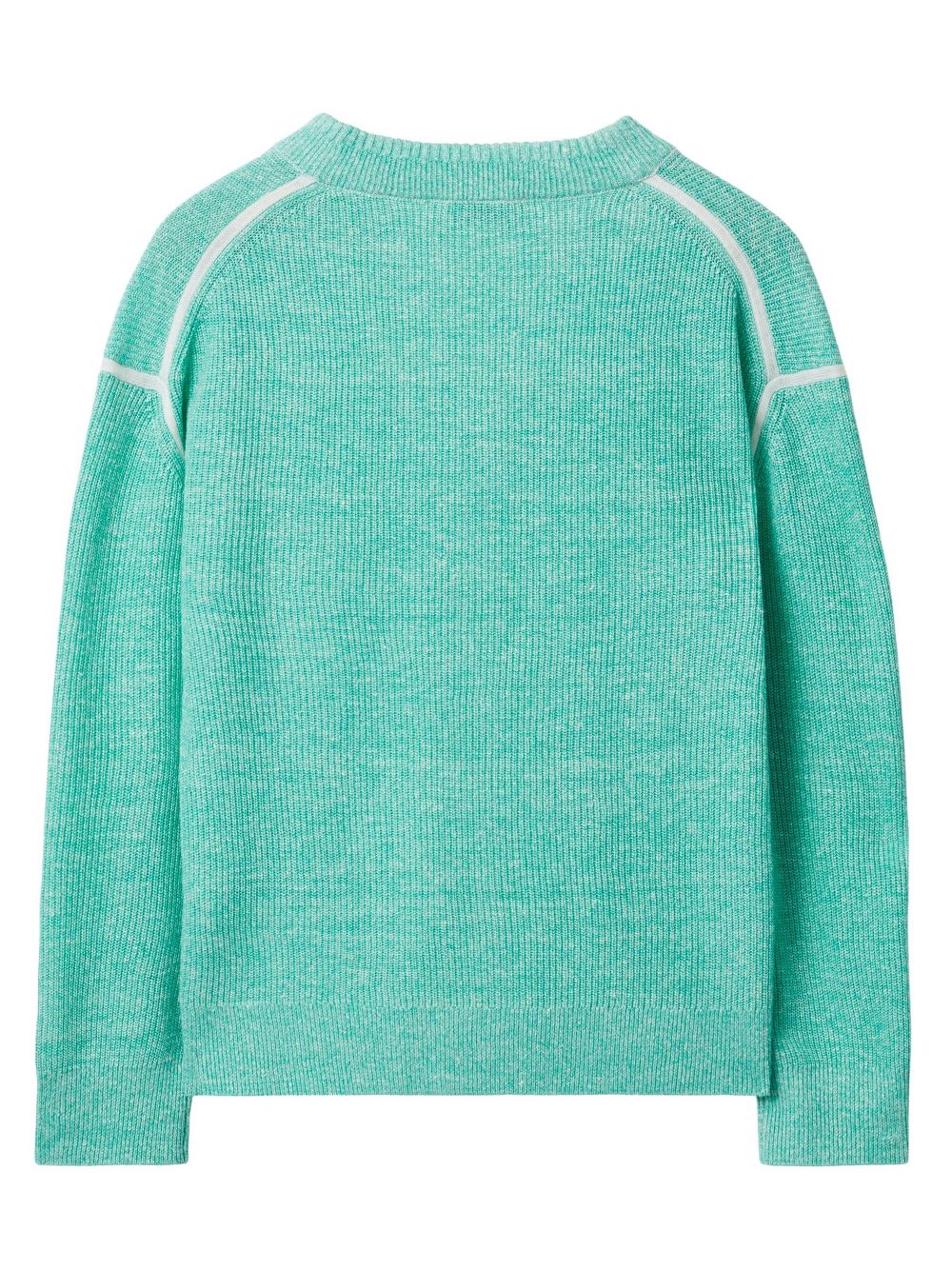 Shop Burberry Ekd Knitted Cardigan In Green