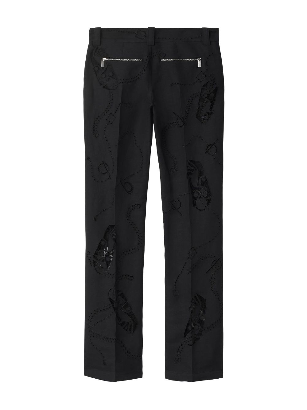 Burberry Broderie Anglaise Canvas trousers Women