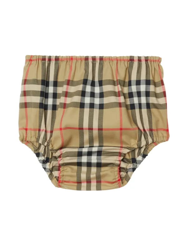 Burberry Kids Vintage Check Dress Set | Neutrals | FARFETCH