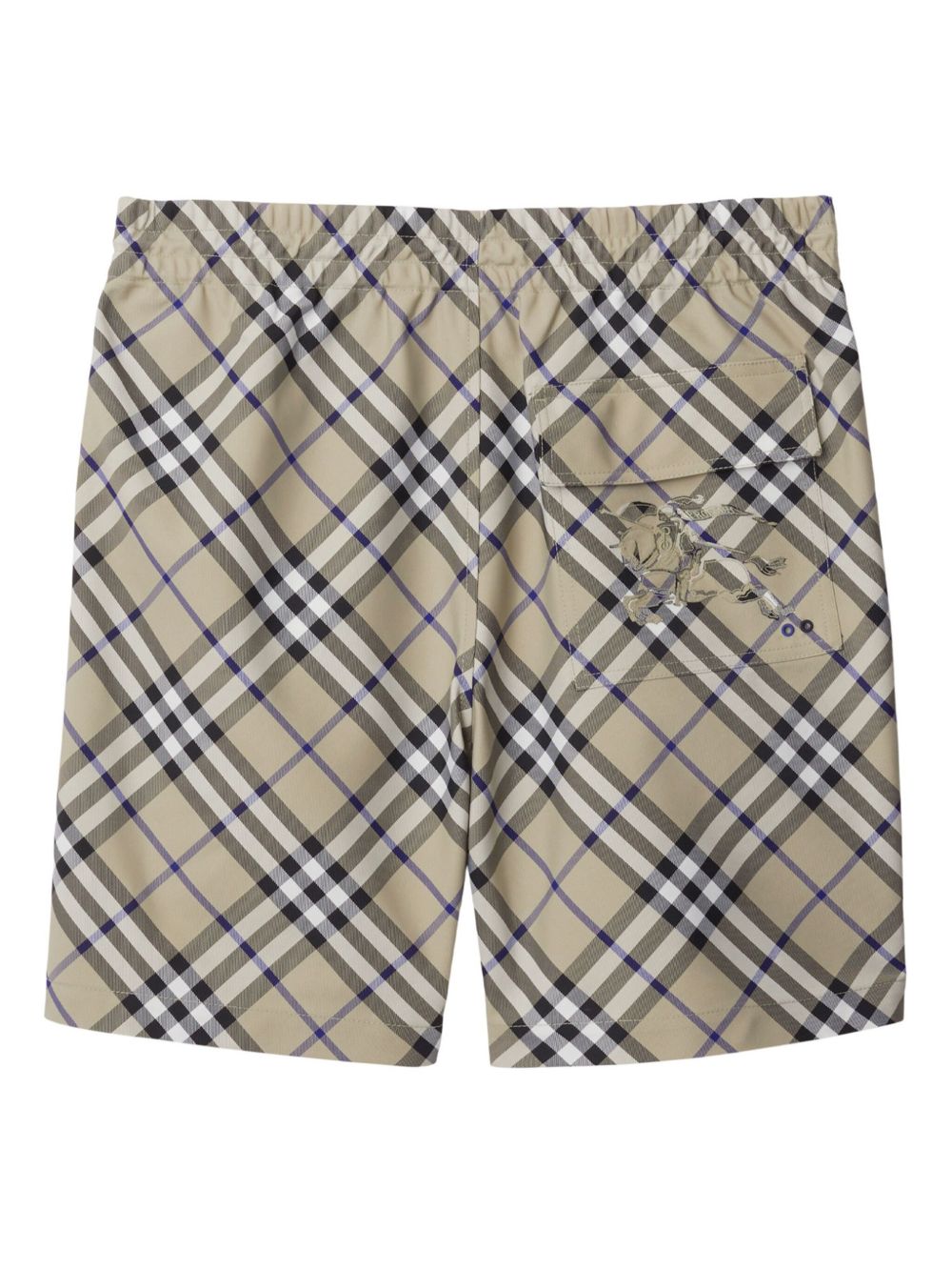 Affordable Burberry Equestrian Knight Burberry Check cotton shorts Men